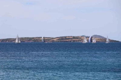 Bodrum&rsquo;dan start aldılar, 119 millik zorlu m&uuml;cadele başladı
