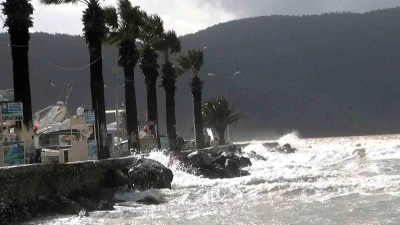 Bodrum-Kaş arası denizlerde fırtına uyarısı
