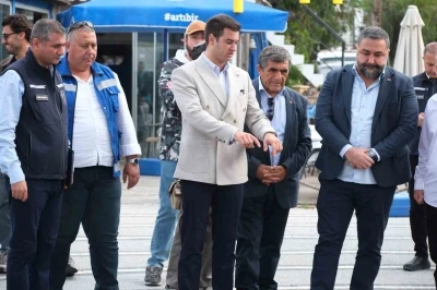 Bodrum Plaj Caddesi’nde 2. etap çalışmaları başladı
