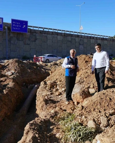 Bodrum&rsquo;un su isale hatları yenileme &ccedil;alışmaları devam ediyor

