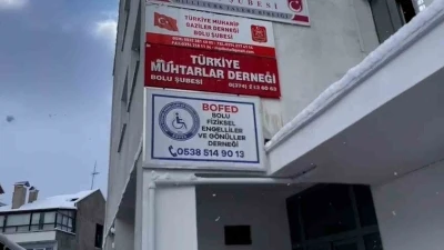 Bolu&rsquo;da hırsızlar, engelliler derneğinin masa ve sandalyesini &ccedil;aldı
