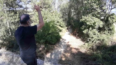 Bolu’da kuraklık dereleri kuruttu, köylü nöbetleşe su kullanıyor
