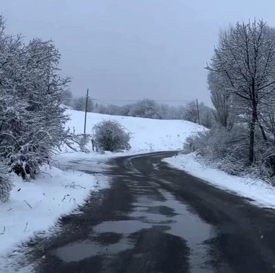 Bolu&rsquo;da nisan ayında kar s&uuml;rprizi
