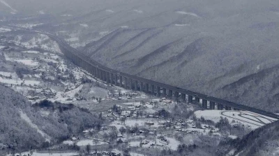Bolu Dağı&rsquo;nda kartpostallık kar manzarası
