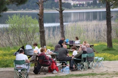 Bolu&rsquo;daki milli parklara bayramda ziyaret&ccedil;i akını
