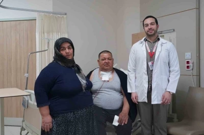 Boynundaki 542 gramlık kitle başarıyla &ccedil;ıkarıldı
