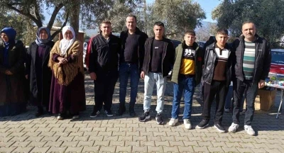 Bozdoğan&rsquo;da askerler Kur&rsquo;an-ı Kerim ve T&uuml;rk Bayrağı ile uğurlandı
