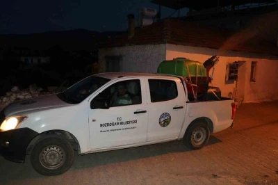 Bozdoğan&rsquo;da sivrisinekle m&uuml;cadele başladı
