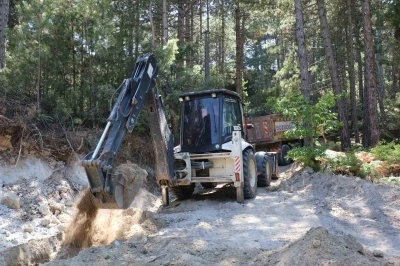 Bozdoğan’da yayla yollarında çalışma başlatıldı
