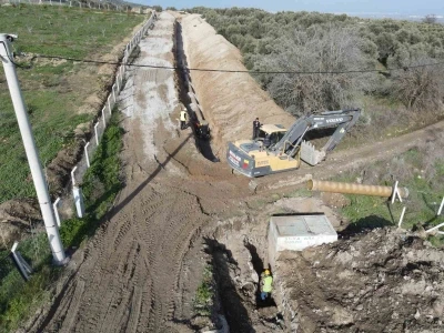 Bozdoğan Ovası Sulama İnşaatı devam ediyor
