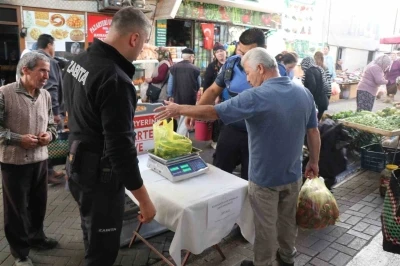 Bozdoğan Salı Pazarı’nda &quot;Tartı Kontrol Noktası&quot; uygulaması
