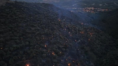Bozdoğan yangını büyük ölçüde kontrol altına alındı
