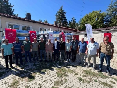 Bozkır’da mahallelere 170 adet sıvat dağıtıldı
