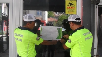 Bozkır’da trafik denetimleri
