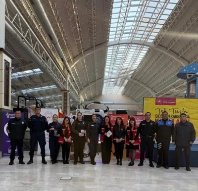 Bozüyük’te şiddetle mücadele bilgilendirmesi
