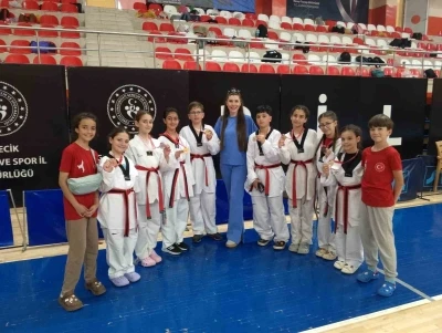 Boz&uuml;y&uuml;kl&uuml; taekwondocular başarılarıyla g&ouml;z doldurdu

