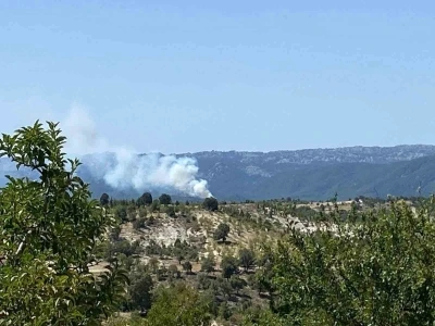 Bozyazı’da orman yangını
