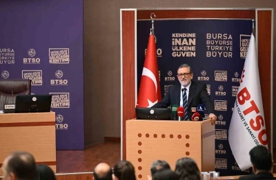 BTSO Başkanı İbrahim Burkay 2030 vizyonunu a&ccedil;ıkladı
