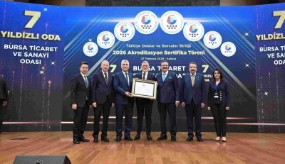BTSO&rsquo;nun hizmet kalitesine 7 yıldızlı tescil

