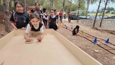 Bu kampta hem eğlendiler hem de eğitim aldılar
