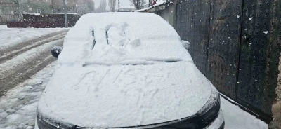 Bulanık&rsquo;ta nisan ayında kar s&uuml;rprizi
