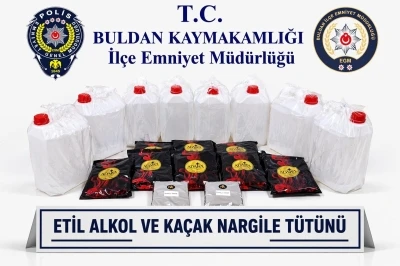 Buldan&rsquo;da ka&ccedil;ak alkol ve t&uuml;t&uuml;n operasyonu d&uuml;zenlendi

