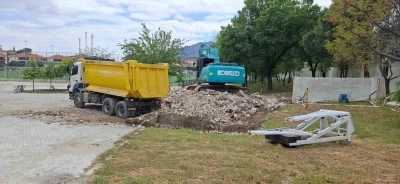 Buldan Şehir Stadı&rsquo;nda yenileme &ccedil;alışmaları başladı
