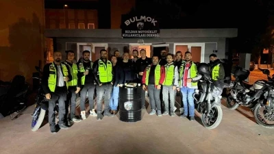 Buldanlı motosiklet s&uuml;r&uuml;c&uuml;lerine &rsquo;g&uuml;venli s&uuml;r&uuml;ş&rsquo; eğitimi
