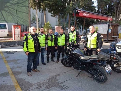 Buldanlı motosiklet&ccedil;ilerden &rsquo;G&uuml;venli S&uuml;r&uuml;ş&rsquo; &ccedil;ıkarması
