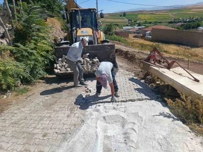 Bünyan’da altyapı ve yol çalışmaları hız kesmeden devam ediyor
