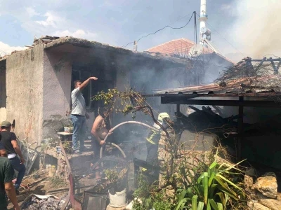 Burdur’da ahırda çıkan yangın eve sıçradı: 6 kişi dumandan etkilendi

