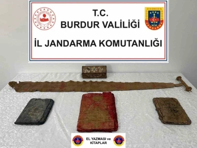 Burdur’da tarih eser operasyonu
