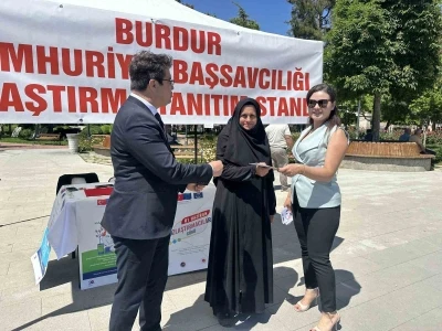 Burdur&rsquo;da Uzlaştırma Haftası&rsquo;nda vatandaşlara bilgilendirme standı
