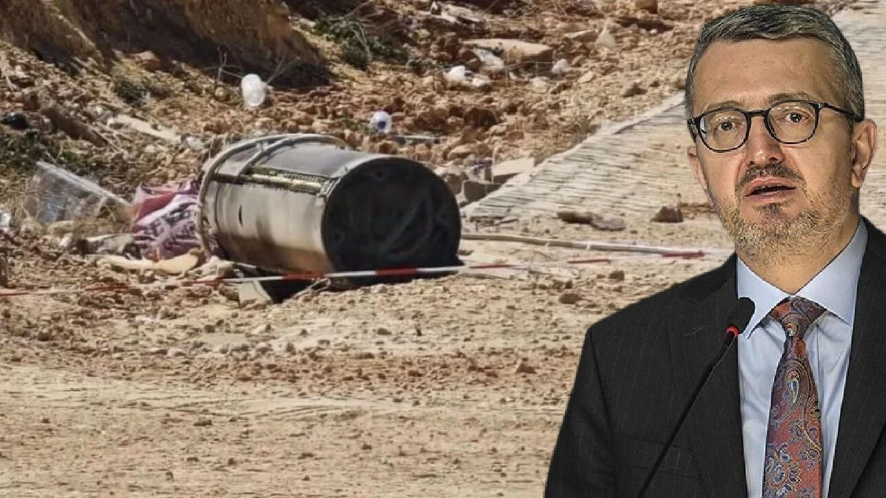 Burhanettin Duran&rsquo;dan Gaziantep&rsquo;e d&uuml;şen f&uuml;ze par&ccedil;alarıyla ilgili a&ccedil;ıklama
