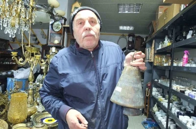 Burhaniye&rsquo;de 209 yıllık deve &ccedil;anı g&ouml;r&uuml;c&uuml;ye &ccedil;ıktı
