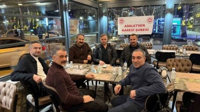 Burhaniye&rsquo;de Adalet Sen &uuml;yelerine iftar verdi

