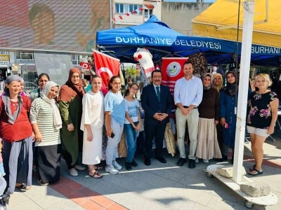Burhaniye Kaymakamı kadın emeği pazarını ziyaret etti
