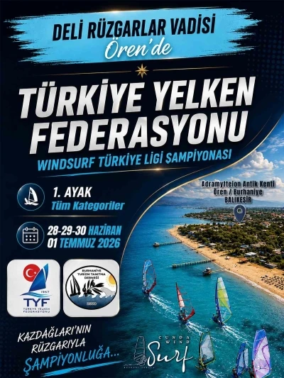 Burhaniye, r&uuml;zgar s&ouml;rf&uuml;ne hazırlanıyor
