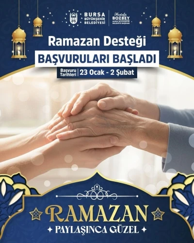 Bursa B&uuml;y&uuml;kşehir&rsquo;den &lsquo;Ramazan Desteği&rsquo;
