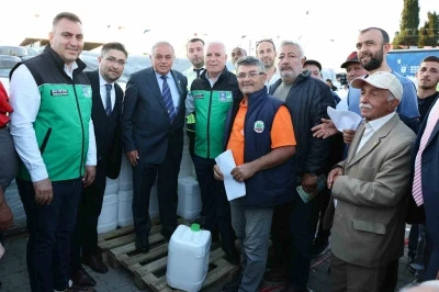 Bursa Büyükşehir’in &quot;sıvı gübresi&quot; çiftçiden tam not aldı
