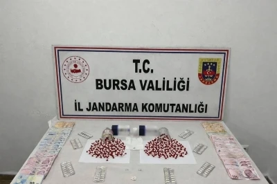 Bursa&rsquo;da bin 39 adet sentetik hap ele ge&ccedil;irildi

