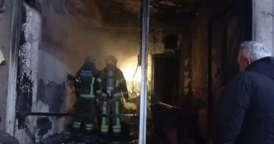 Bursa&rsquo;da &ccedil;ay ocağında gece yarısı yangın
