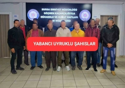 Bursa’da kaçak göçmen operasyonu: 33 kişi yakalandı
