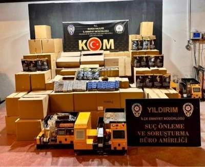 Bursa&rsquo;da ka&ccedil;ak t&uuml;t&uuml;n operasyonu: 460 kilo t&uuml;t&uuml;n yakalandı
