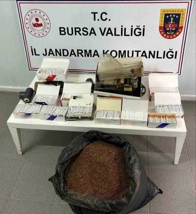 Bursa&rsquo;da ka&ccedil;ak t&uuml;t&uuml;n operasyonu
