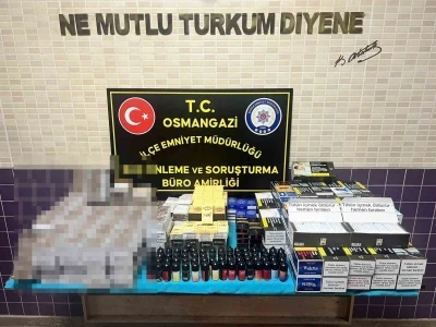 Bursa’da kaçak tütün operasyonu: Binlerce kaçak ürün ele geçirildi
