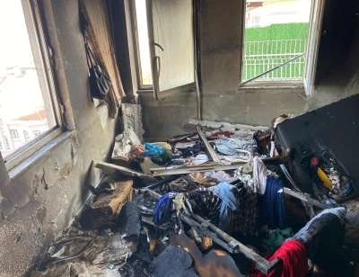 Bursa&rsquo;da korkutan yangın
