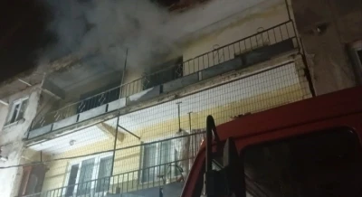 Bursa&rsquo;da korkutan yangın: Daire kullanılamaz hale geldi
