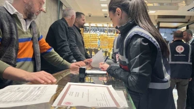 Bursa&rsquo;da kuyumculara şok baskın: 82 kuyumcuya 16 milyon TL idari para cezası kesildi
