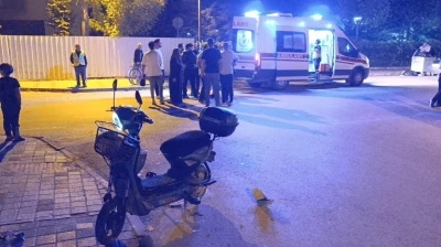 Bursa’da otomobille elektrikli bisiklet çarpıştı: 1 ağır yaralı
